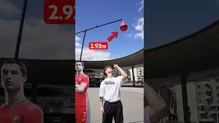 H&ouml;her springen als Ronaldo?!😳⚽️