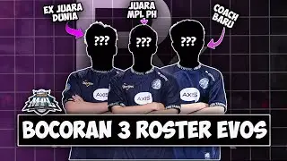ADA YANG EX JUARA DUNIA!! BOCORAN 3 ROSTER EVOS UNTUK SEASON 17 | MPL ID, RRQ, EVOS, MLBB
