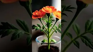 Seed to Marigold 🌼 | Realistic Plant Growth Timelapse #plantgrowth #4knature #plants