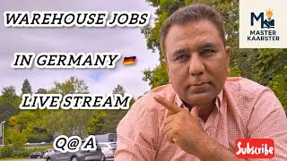 Warehouse Jobs in Germany 🇩🇪? Live Stream Q&A