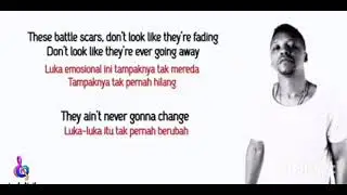 Guy Sebastian ft lupr fiasco - Battle scars (lirik dan terjemahan Indonesia)