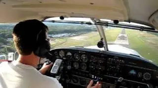 Cherokee Six landing at KBAF