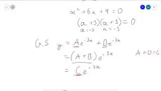 Solving Second Order Differential Equations where the Auxiliary Equation has Equal Roots