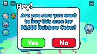 How to get a lot of rainbow coins in pet simulator x (: