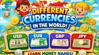 Top 20 Countries & Their Currencies | World GK for Kids 🌍💰