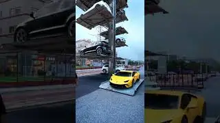 High Levels High Speed Mechanical Car Tower Parking System / Stacker Parking Rotary Parking