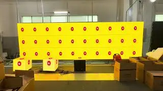 HD P1.86 LED Video Wall Indoor 640*640mm Aluminium Window SMD HUB75 LED Display RBG Digital Signage