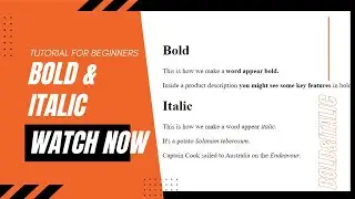 Bold and Italic text in HTML | HTML Tutorial for Beginners