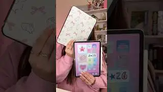 REFRESHING MY IPAD FOR THE NEW YEAR (a ipad rebrand✨) #youtubeshorts #shorts #ipadpro
