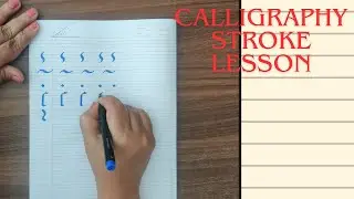 calligraphy strokes /calligraphy stroke lesson 3