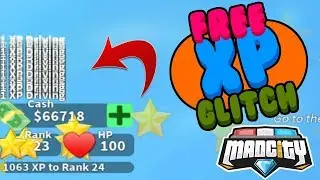 MAD CITY NEW UNLIMITED XP GLITCH! * NEW OP WORKING GLITCH!* (No Clickbait) (Roblox Mad City)