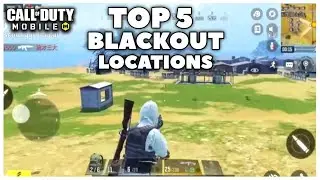 TOP 5 BLACKOUT MAP LOCATIONS IN COD MOBILE | CODM NEW BLACKOT MAP GAMEPLAY