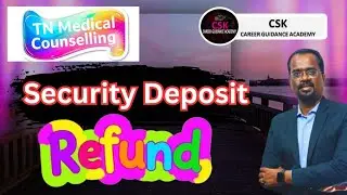 TN Medical Counselling |Security Deposit Refund |Eligible &not; eligible #neet #securitydepositrefund