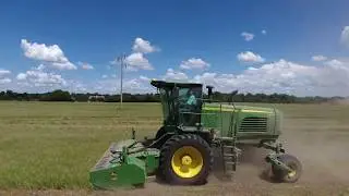 🚁 🚜  Cutting Perfect Windrows‼️ 🌾
