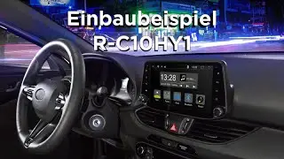 Android Autoradio für Hyundai I 30 Einbaubeispiel R-C10HY1