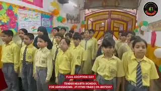 Flag Adoption Day Celebration at Tender Heart School #FlagAdoptionDay #TenderHeartSchool #Tiranga