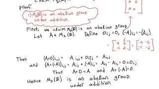 Matrix ring example
