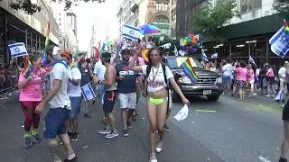 LGBT PRIDE DAY PARADE 2017 NYC - SMIRNOFF VODKA & IZRAELI TEAM AT PRIDE DAY PARADE NEW YORK 2017