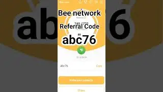 Bee Network Referral Code | Bee  Network Invitation Code #beenetwork #referralcode  #bee