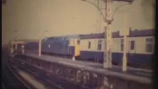 Blackpool North Station cine - 1980s action