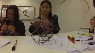 Taiwan handmade pumpkin cart- wire sculpture
