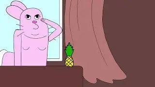 Gumball gives his pineapple to Mr. President animated