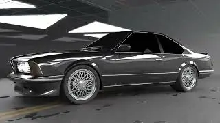 Classic 1980s Luxury Coupe &ndash; High-Detail 3D Car Model