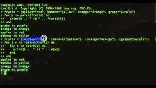 Learning Lua - Loops (Part 2 of 2)