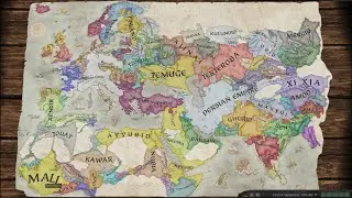 CK3 Timelapse but its the historical invasions mod (867)