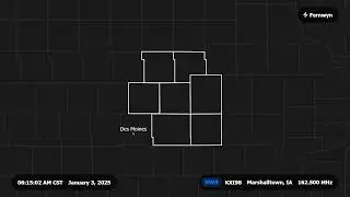 NOAA Weather Radio &middot; KXI98 Marshalltown, Iowa &middot; Broadcast Cycle &middot; 01/03/25