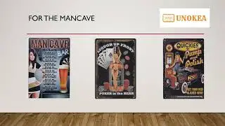 Vintage Metal Tin Signs