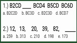 Number and letter Series