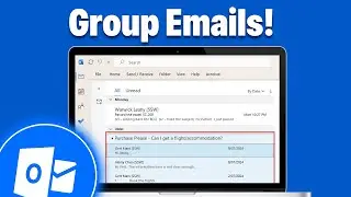 How To Group Outlook Emails By Conversation (Easy 2025 Guide)