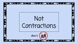 Not Contractions - 4 Minute Phonics