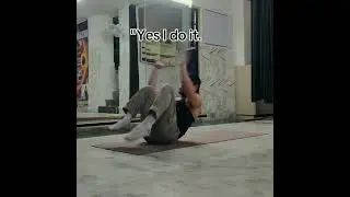 challenge Accepted 😀 #yoga #calisthenics #strength