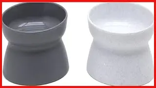 Kitty City Raised Cat Food Bowl Collection Stress Free Pet Feeder and Waterer