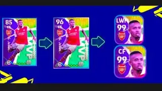 G.Jesus full max rating efootball / pes2023 85 to 99 rating🌏🌏🌏🌏🌏