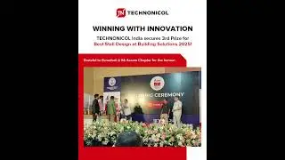 TECHNONICOL Secures 3rd Place for Best Stall Design at Building Solutions 2025 &ndash; IIA Assam Chapter