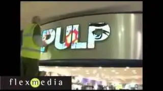 EL Panel-Mall Advertising,Cut-to-shape-Pulp