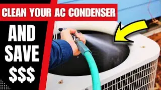 Boost AC Performance ❄️Clean Your AC Condenser the Right Way 🔥