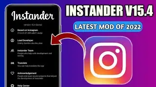 Instander Latest Version 15.4😍| Latest Mod Apk Of 2022🔥