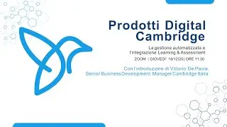 Webinar - Digital products Cambridge: dalla strategia alla gestione operativa