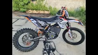 SOTION MG160A 12kW rate motor short range test with KTM 250 frame