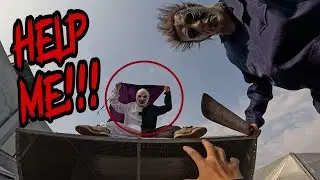 ESCAPE KILLER CLOWN AND MYCHAEL MYER ( HORROR PARKOUR POV )