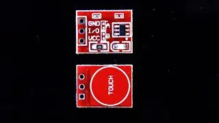 How to use TTP223 capacitive touch module circuit