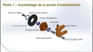 FFZ Partie 1 – Assemblage de la poulie d’entraînement