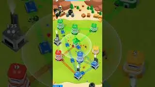 Tower Wars Lvl 18: Tough Fight TanksOP Gameplay #shorts #towerwargame