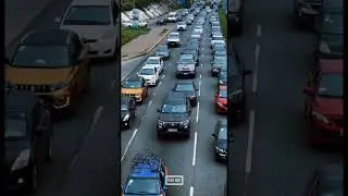 Mid-afternoon traffic in some part of Accra