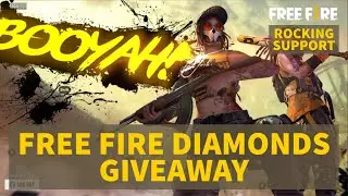 GARENA FREE FIRE LIVE DIAMONDS GIVEAWAY NOW | ROCKING SUPPORT LIVE | #freefire @online #game #garena