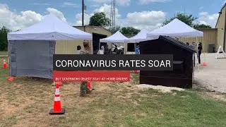 Coronavirus Rates Soar As Governors Object Stay at Home Orders